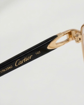 Gọng kính Cartier mạ vàng mã CT0200